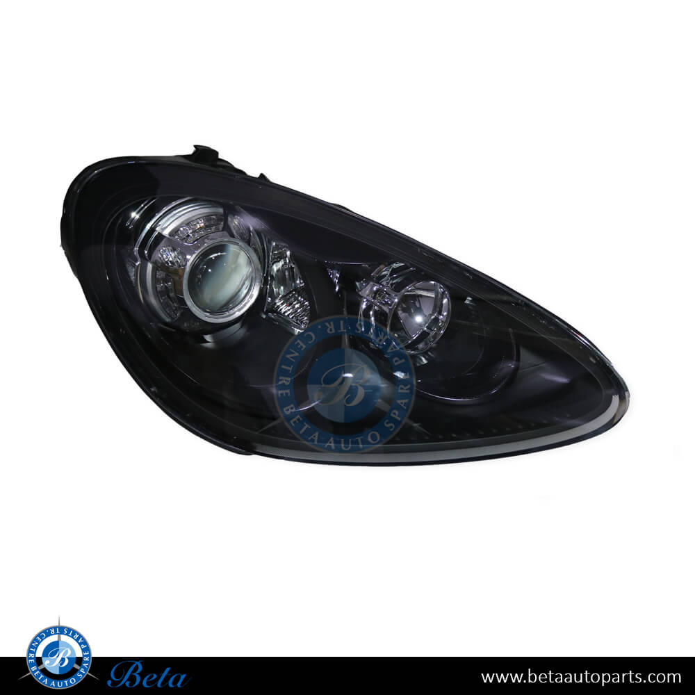 Right Side Headlamp Adaptive Xenon - Black for Porsche Cayenne GTS 2011-2014 models, Part Number 95863128400 / 95863128401 Right Side Headlamp Adaptive Xenon - Black for Porsche Cayenne GTS 2011-2014 models, Part Number 95863128400 / 95863128401